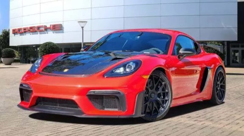 You Can Own Cayman GT4 RS VIN 001 For $219,900